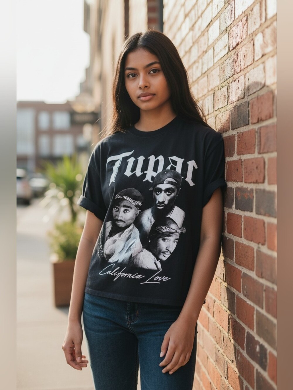 🥳2/$35🥳 Tupac 'California Love' Short Sleeve Tee - Black